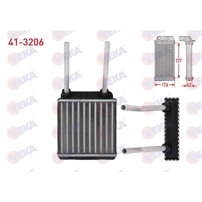 KALORIFER RADYATORU MEKANIK OPEL VECTRA A 1.4 BORULU 1988-1995