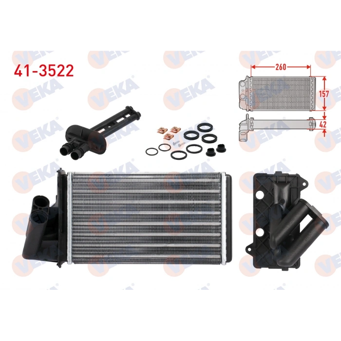 KALORIFER RADYATORU MEKANIK RENAULT LAGUNA I (B56,556) 2.0i 1993-2001