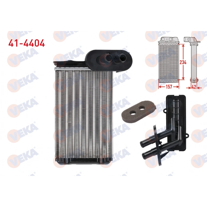 KALORIFER RADYATORU MEKANIK VOLKSWAGEN POLO (6N1) 1.4 TDI 1994-1999