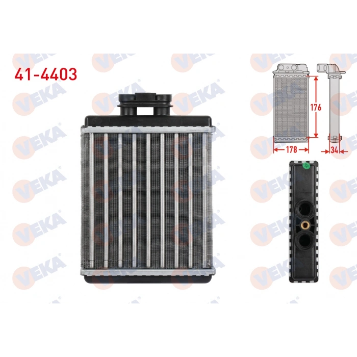 KALORIFER RADYATORU MEKANIK VOLKSWAGEN POLO (9N_) 1.4 TDI 2001-2012