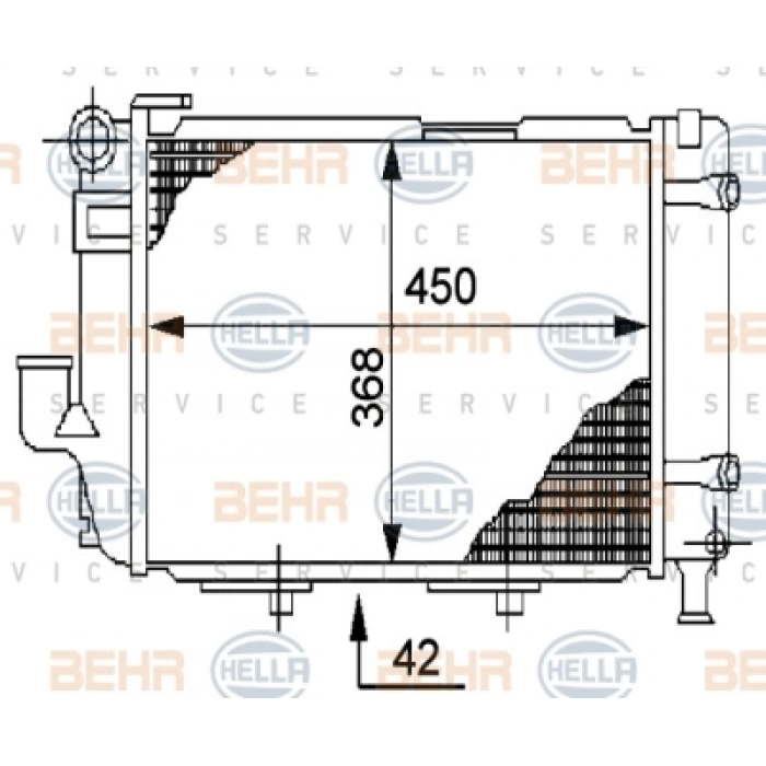 KALORIFER RADYATÖRÜ MONDEO/S-MAX BM 07-14