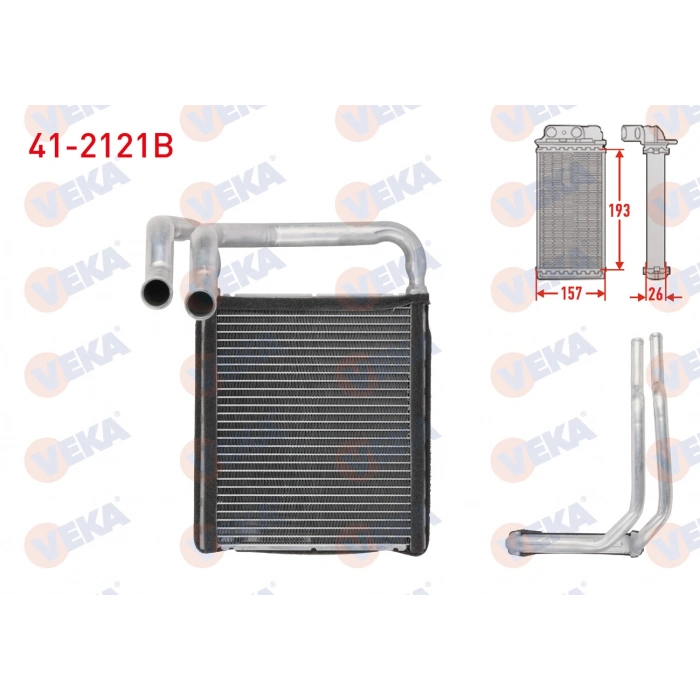 KALORIFER RADYATÖRÜ OEM DOOWON ACCENT BLUE/RIO BENZIN-DIZEL 2011-