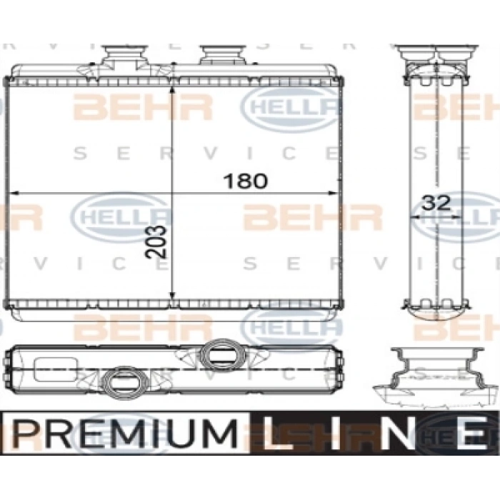 KALORIFER RADYATÖRÜ W204-207-212-218 BM 07-