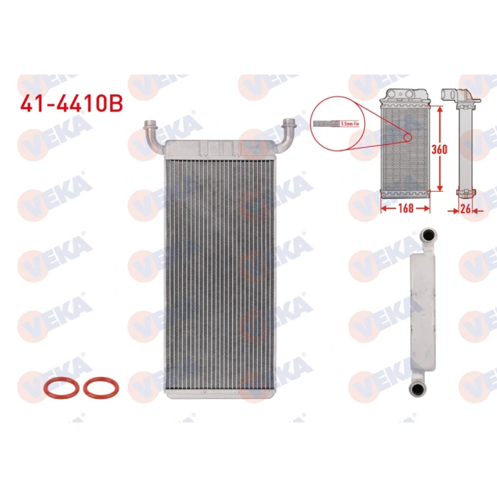 KALORIFER RADYATÖRÜ W906 SPRINTER-CRAFTER M646-651 06-