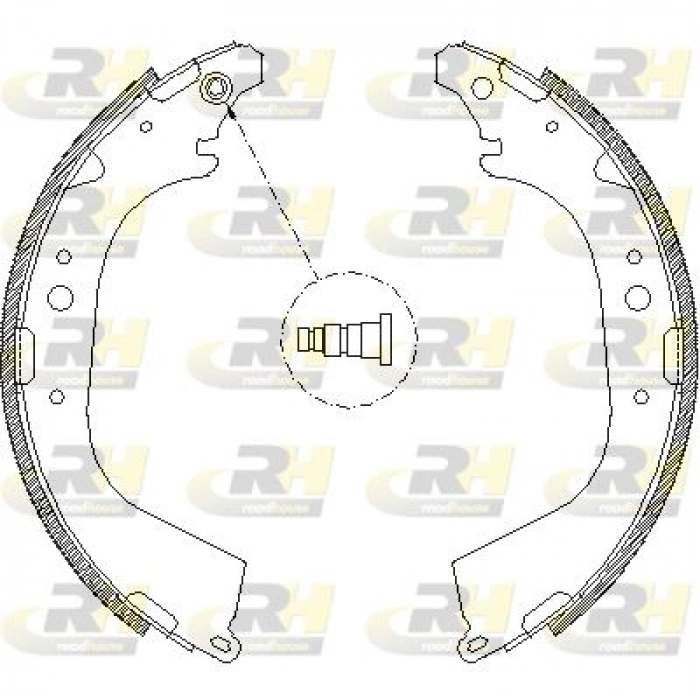 KAMPANA BALATA VECTRA A 88> ASCONA C 81> KADETT D 79> KADETT E 84> 200×45