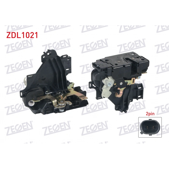 KAPI KILIDI MOTORLU SAG ON 2 PIN VOLKSWAGEN TRANSPORTER V 2003-2012 / POLO 2001-2009 / CADDY 2004-2012 / SEAT CORDOBA 2002-2009 / IBIZA 2002-2009