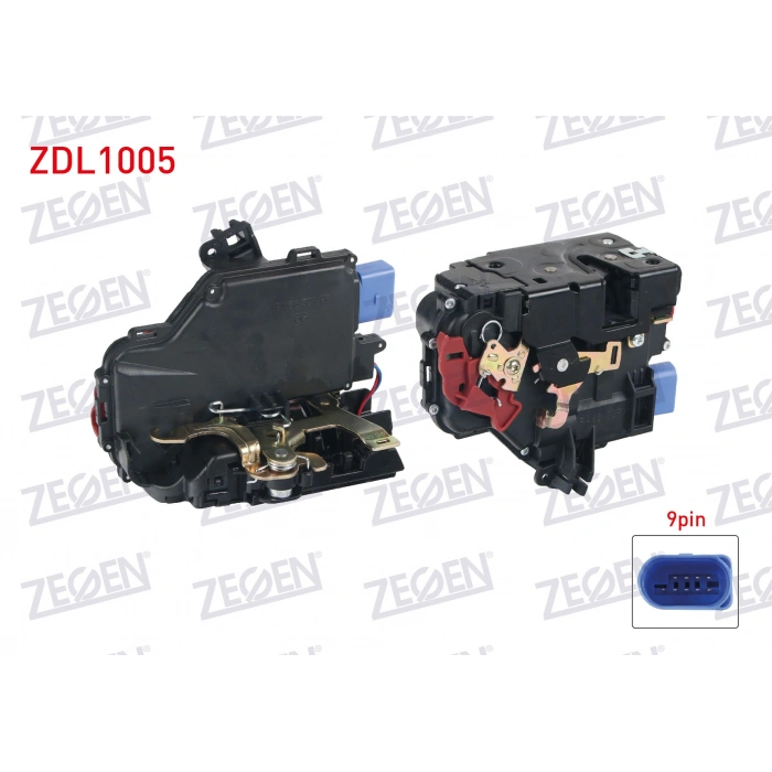 KAPI KILIDI SAG ON 9 PIN VOLKSWAGEN GOLF V - CADDY III - JETTA III - TOUAREG - TOURAN 2003-2015/ SKODA OCTAVIA 2004-2012/ SEAT TOLEDO III - ALTEA 2004-