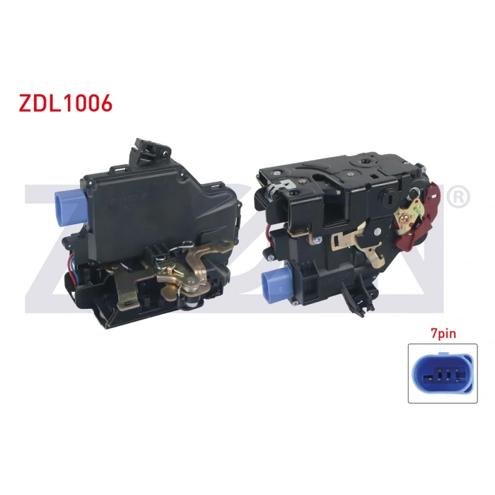 KAPI KILIDI SOL ARKA 7 PIN VOLKSWAGEN GOLF V - CADDY III - JETTA III - TOUAREG - TOURAN 2003-2015/ SKODA OCTAVIA 2004-2012/ SEAT TOLEDO III - ALTEA 2004-