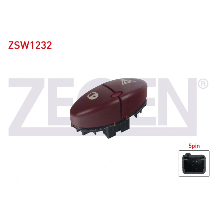 KAPI KILIT VE FLASOR ANAHTARI 5 PIN PEUGEOT 206 1998-2006