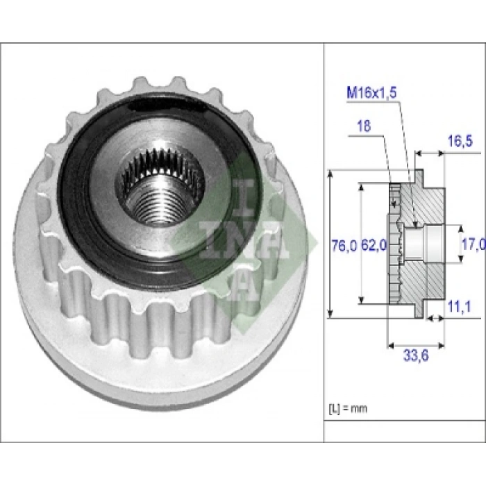 KAPLIN 56328 / T36179 T5-TOUAREG AXD-AXE-BAC 2,5 TDI 04-10