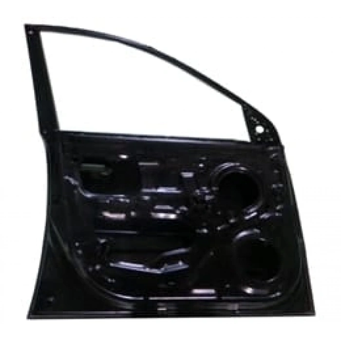 KIA RIO- III- 06/11; ÖN KAPI KOMPLE SOL SİYAH BAND DELİKLİ ÇELİK BARLI (İCELİ/TENASONLU) (TW)