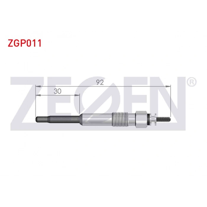 KIZDIRMA BUJI 11V CITROEN BERLINGO (MF) 1.9D 1996-2008 / PEUGEOT PARTNER (5,5F) 1.9D 1996-2008 (DW8)