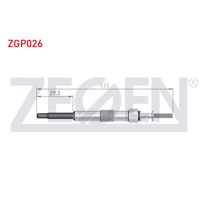KIZDIRMA BUJI 11V HYUNDAI ACCENT ADMIRE 1.5CRDI 2003-2006 / GETZ (TB) 1.5CRDI 2002-2008 / TUCSON 2.0CRDI 2004-2010 / SANTA FE (CM) 2.0CRDI 2006-2012 / KIA SPORTAGE (JE) 2.0CRDI 2004-2010