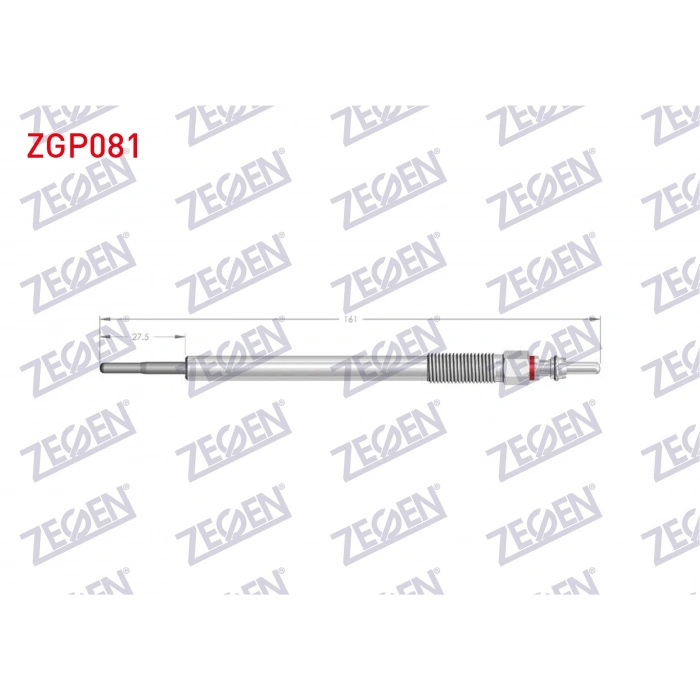 KIZDIRMA BUJI 11V MITSUBISHI L200 TRITON 2.4 DI-D / ASX 1.8 DI-D - 2.2 DI-D / LANCER VIII 1.8 DI-D / OUTLANDER II 2.2 DI-D