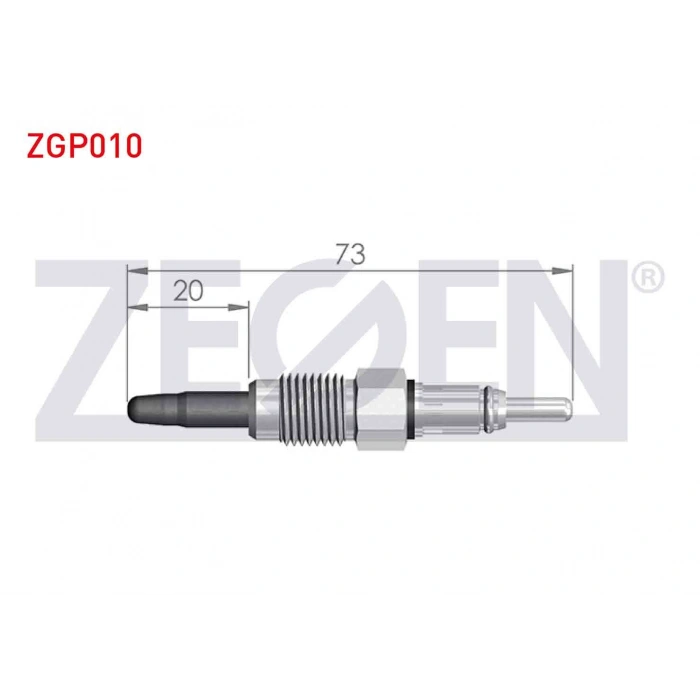 KIZDIRMA BUJI 12V VOLKSWAGEN PASSAT (3B3) 1.9 TDI 2000-2005 / BORA (1J2) 1.9 TDI 1998-2005 / GOLF IV (1J1) 1.9 TDI 1997-2005 / VOLVO S40 I 1.9 TD 1995-2003 / VOLVO 850 (LS) 2.5 TDI 1991-1997