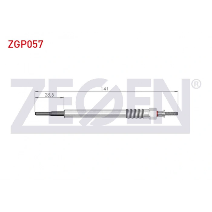 KIZDIRMA BUJI 4,4V VOLVO C30 D5 2006-2012 / S60 2.4 D5 2000-2010 / S80 II 2.4D 2006- / V60 D3 2010- / V60 D5 2010-