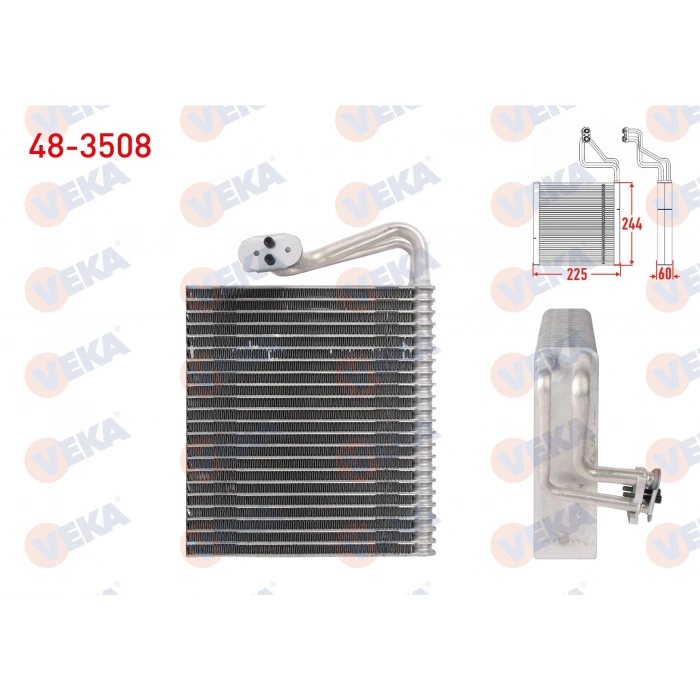 KLIMA EVAPORATORU BORULU 225X244X60 RENAULT MEGANE II 2003-2009 / GRAND SCENIC II 2004-2009