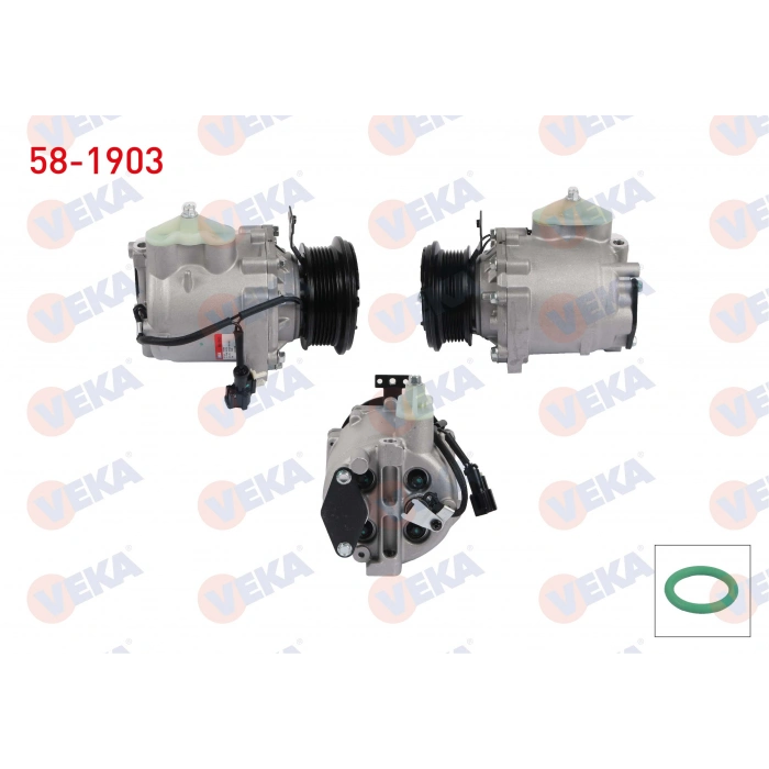 KLIMA KOMPRESORU 6PK 97mm FORD TRANSIT CONNECT - TOURNEO CONNECT 1.8 TDCI 2002-2013