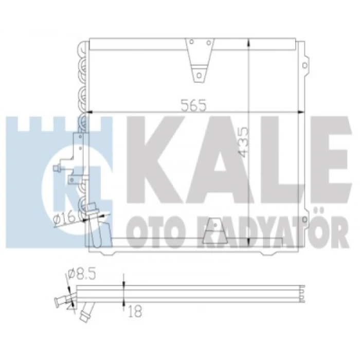 KLIMA RADYATÖRÜ 124 102 1985-1993