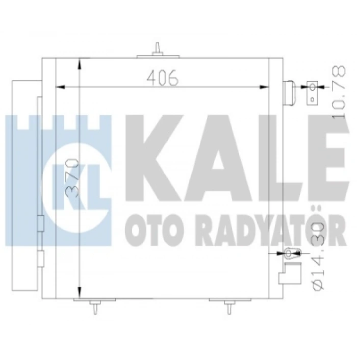 KLIMA RADYATÖRÜ 207/208/2008/C3 B.M 07-