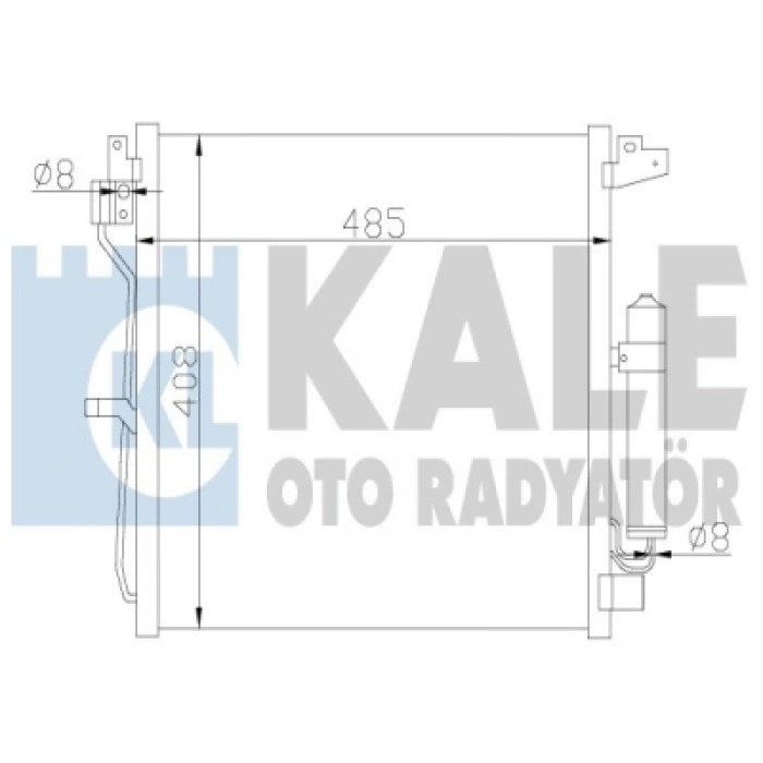 KLIMA RADYATÖRÜ 446X406X16 JUKE (F15) 1.5 DCI 10-13