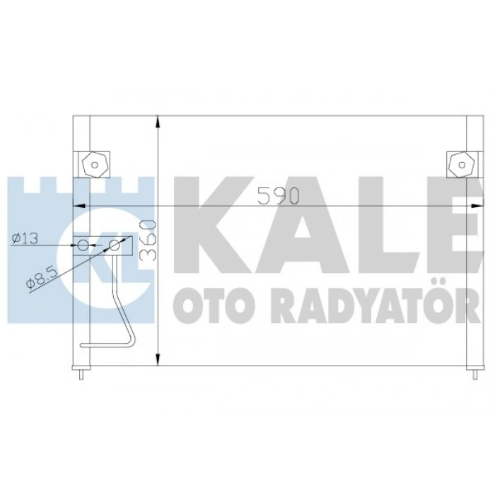 KLIMA RADYATÖRÜ 548X358X18 626 (GF) 2.0 98-01