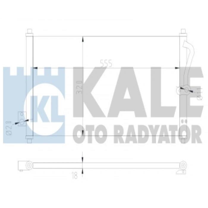 KLIMA RADYATÖRÜ 558X311X16 CRV (RD) 2.0 97-01
