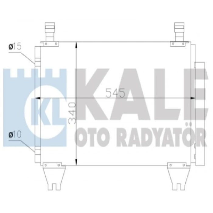 KLIMA RADYATÖRÜ 602X438X16 HILUX (KUN15, KUN25) 2.5 D4D:3.0 D4D 06-08