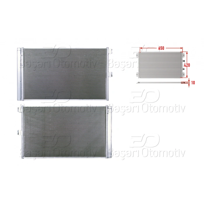 KLIMA RADYATORU 650X420X10 MERCEDES-BENZ A-45 AMG. CLA-45 AMG 12>