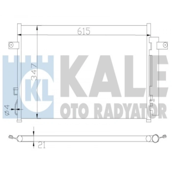 KLIMA RADYATÖRÜ 688X320X18 PICK-UP (D22) 2.5 D:2.7 D:2.5 DCI:3.2 TD 97-15