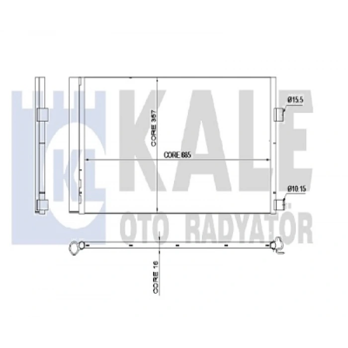 KLIMA RADYATÖRÜ 730X351X16 KALE KAL 342450 921100002R KLIMA RADYATÖRÜ KONDENSERKANGOO/LAGUNA CUP -LAGUN 1.5/2.0DCI 1.6I 16V 07-