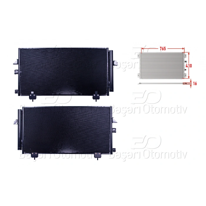 KLIMA RADYATORU 765X410X16 TOYOTA RAV4 00>