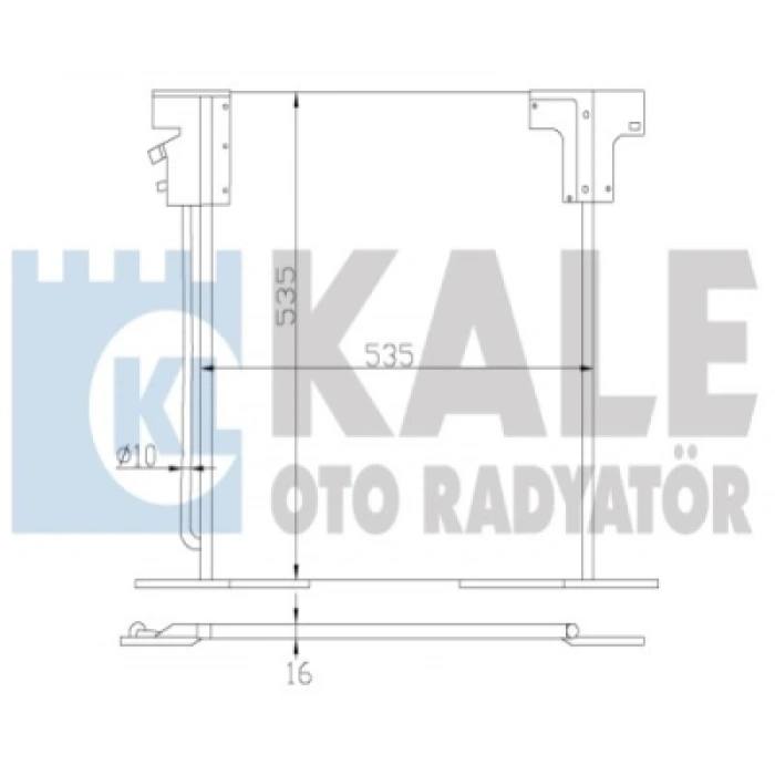 KLIMA RADYATÖRÜ 8FC 351 037 -344 VITO.108,110,111,112 611, 98-