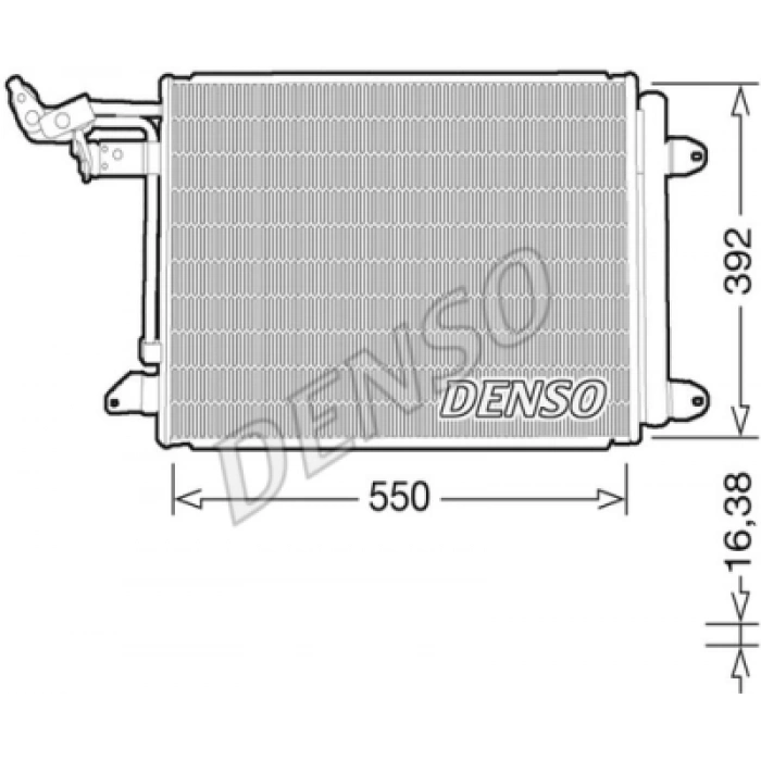 KLIMA RADYATÖRÜ 8FC 351 301-041 GOLF5-GOLF6-JETTA-A3-LEON-OCTAVIA BM 04-13
