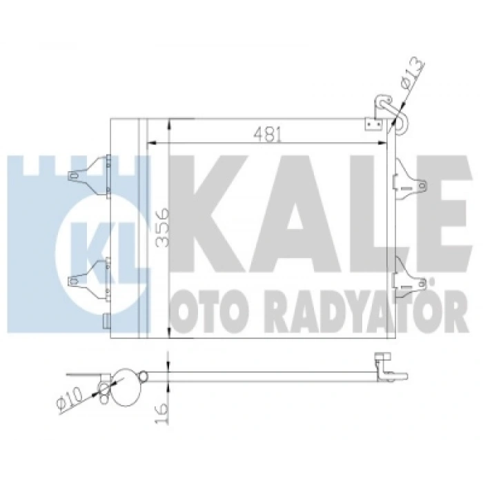 KLIMA RADYATÖRÜ 8FC 351 301-531 (KURUTUCULU) POLO-CORDOBA-FABIA BM 01-10