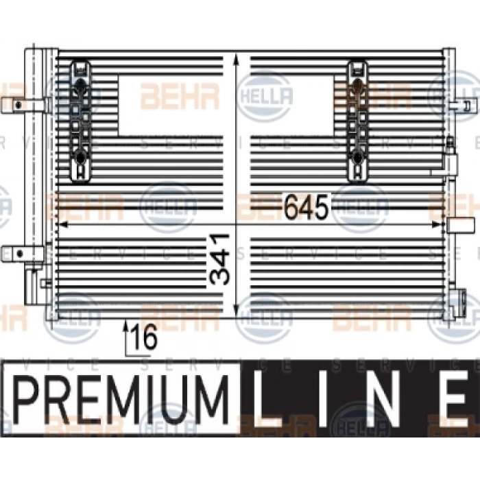 KLIMA RADYATÖRÜ A4-A5 BM 08-12