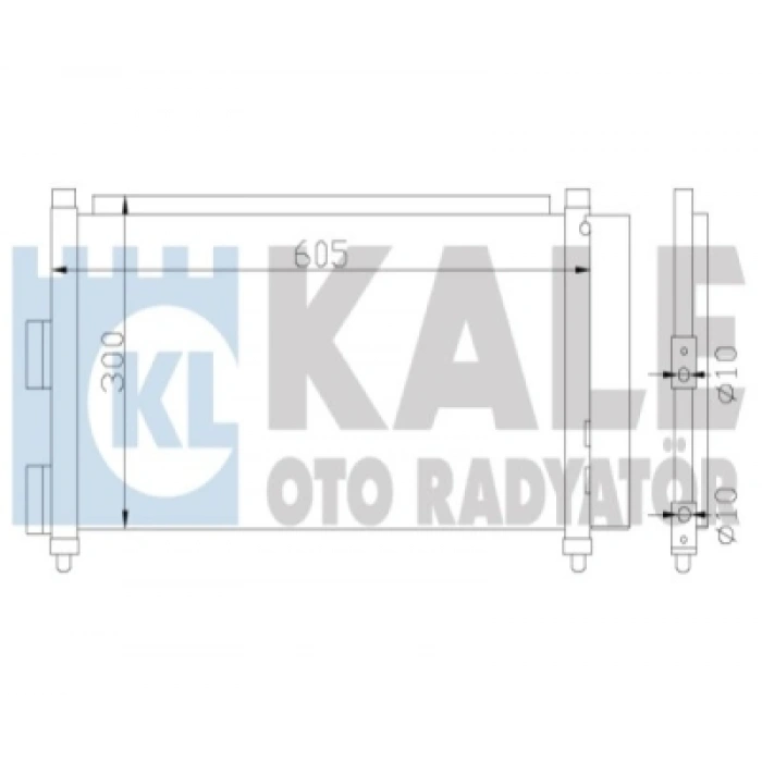 KLIMA RADYATÖRÜ AL/AL(JTD) DOBLO/PUNTO/IDEA 1,2-1,3-1,4-1,9 01-06