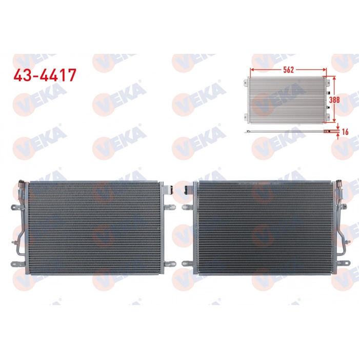 KLIMA RADYATORU AUDI A4 (8E2,B6) 1.9 TDI A-T/M-T 2000-2004