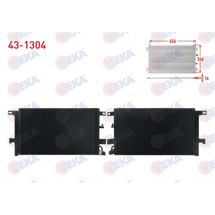 KLIMA RADYATORU AUDI A4 (8W2,B9) 1.4 TFSI - 2.0 TDI 2015-/ A5 (F53) 1.4 TFSI - 2.0 TDI 2017- / A6 (4A2) 2.0 TDI - 2.0 TFSI 2018-