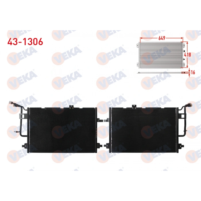 KLIMA RADYATORU AUDI A6 (4A, C4) 2.5 TDI 2001-2004