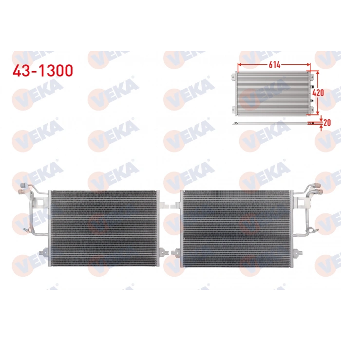 KLIMA RADYATORU AUDI A6 (4B,C5) 1.8 T 1997-2004