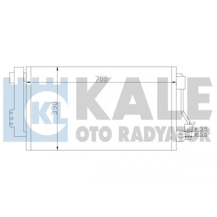 KLIMA RADYATÖRÜ BHR 8FC 351 343-001 VITO.111,115, 646, 04-