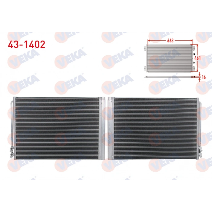 KLIMA RADYATORU BMW 5 SERISI (F10) 520d, 525d, 530d, 535i 2010-2016 / 6 SERISI (F12) 640d, 640i 2011-2018 / 7 SERISI (F01,F02,F03,F04) 730d, 740d, 740i 2011-2015