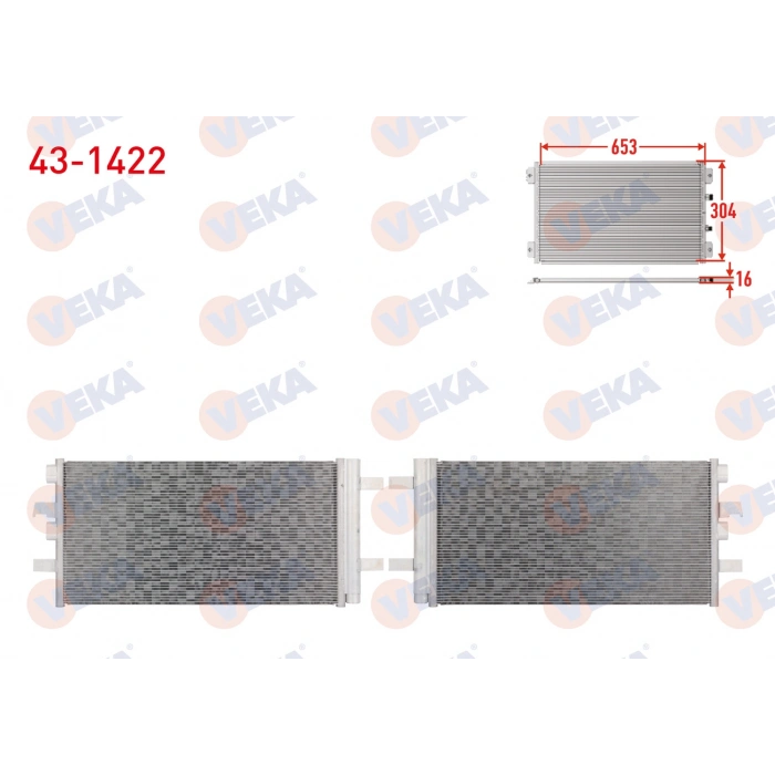 KLIMA RADYATORU BMW (F39, F40, F45, F48, F52, F60) / B37, B46, B47, B48