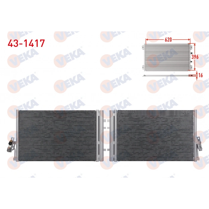 KLIMA RADYATORU BMW X3 (F25) sDrive 1.8 D 2010-