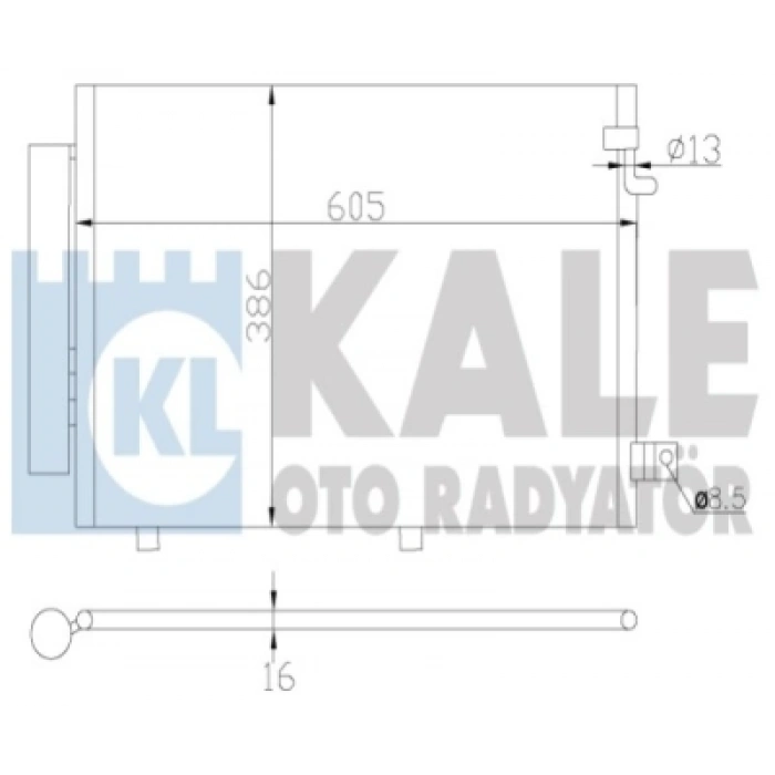 KLIMA RADYATÖRÜ BV61 19710 BB FOCUS/C-MAX 1,6 TDCI 11-
