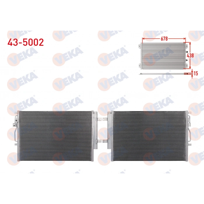 KLIMA RADYATORU CHERY OMODA 5 (T19C) / TIGGO 7 PRO (T1E) / TIGGO 8 PRO (T1D) 1.6 T-GDI 2022-