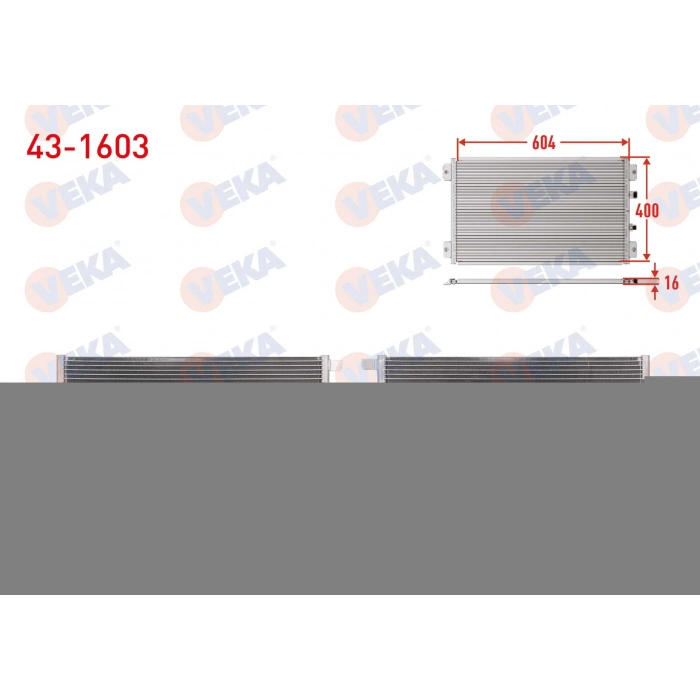 KLIMA RADYATORU CHEVROLET AVEO (T300) 1.2 16v M-T 2011-2014