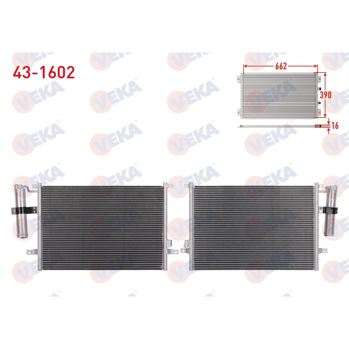 KLIMA RADYATORU CHEVROLET LACETTI (J200) 1.4i 16v A-T/M-T 2006-2012