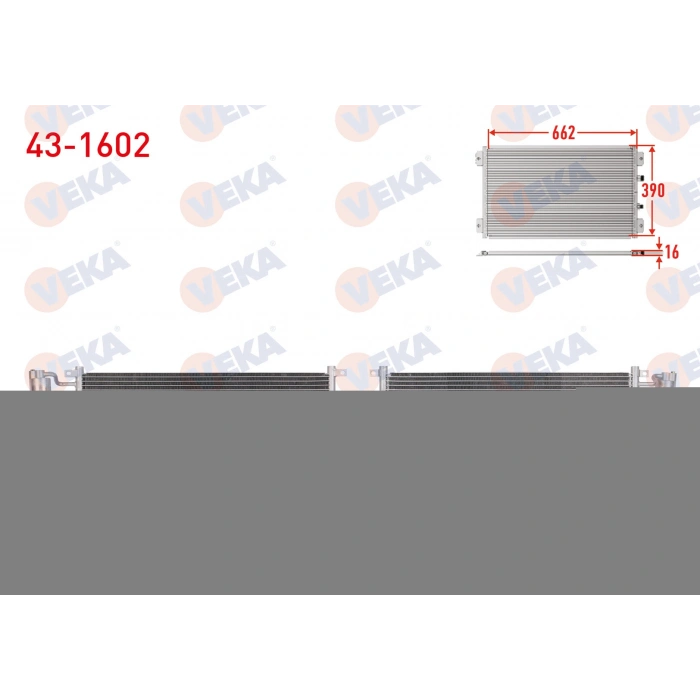 KLIMA RADYATORU CHEVROLET LACETTI (J200) 1.4i 16v A-T/M-T 2006-2012